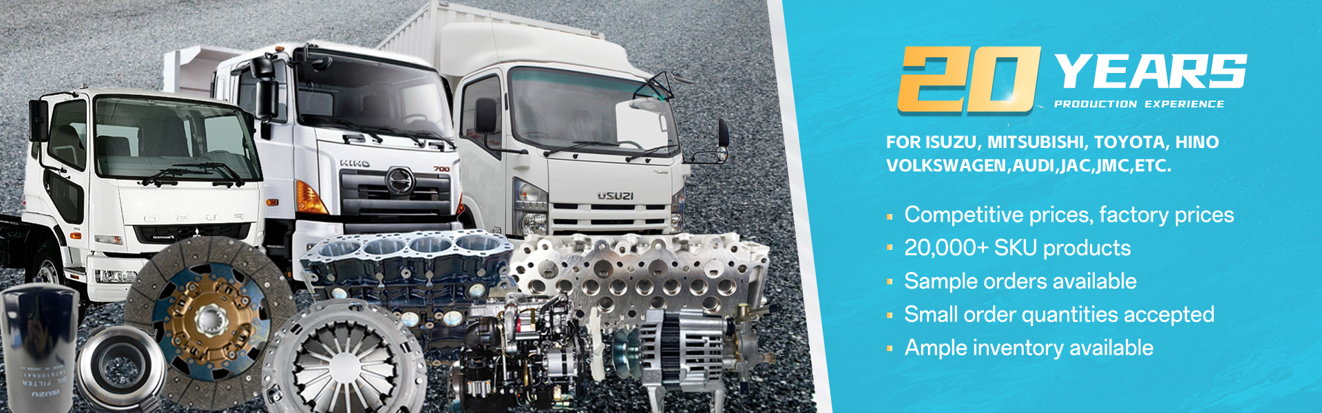 qualité Pièces automobiles Isuzu usine