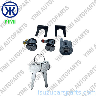 Qualité Jeu de barillets de serrure standard OEM compatible avec ISUZU NHR NKR 100P, comprend les clés correspondantes Usine